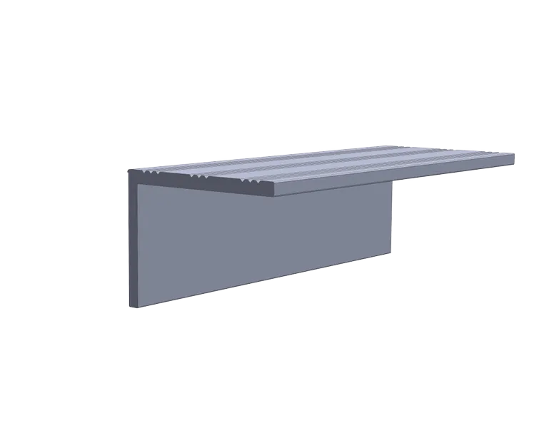 Protective Step Cover Profile for Bus Flooring